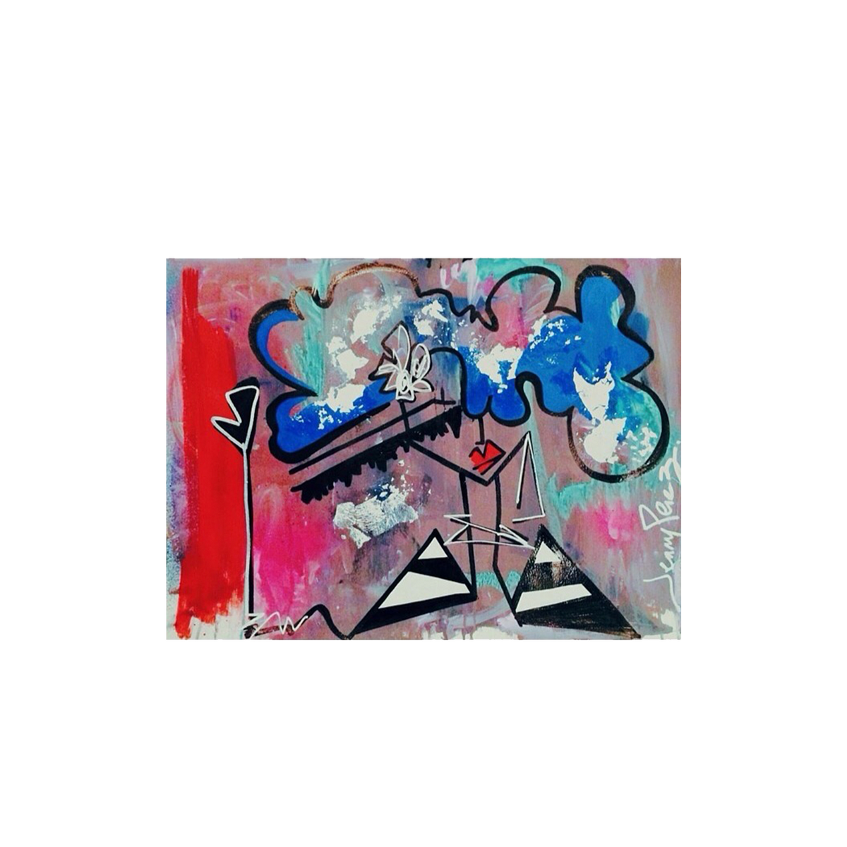 絵画 RIZZI\" SHE LOVES ME-SHE LOVES ME NOT\"3D 絵画 RIZZI